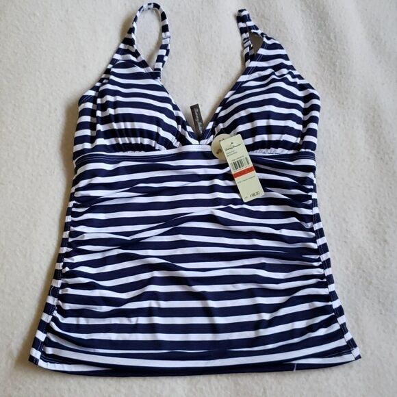 Tommy Bahama Brenton Stripes Tankini, size XS - Picture 3 of 6